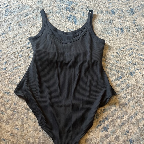 Girlfriend collective petal coco scoop ribbed bodysuit large - Picture 2 of 4